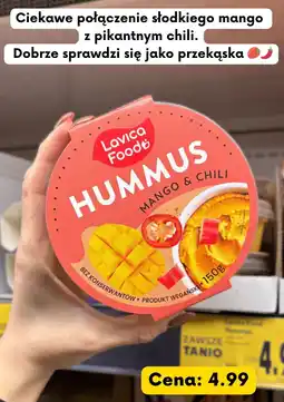Kaufland Hummus mango & chili Lavica Food oferta