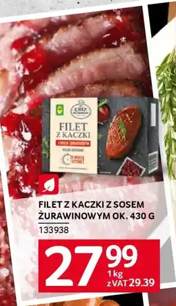 Selgros Filet z kaczki z sosem żurawinowym oferta