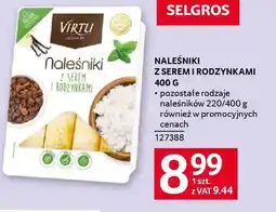 Selgros Naleśniki z serem i rodzynkami oferta