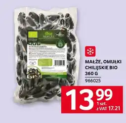 Selgros Małże, omułki chilijskie bio oferta