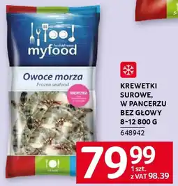 Selgros Krewetki surowe, w pancerzu bez głowy oferta