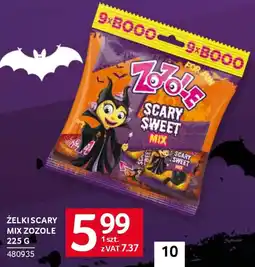 Selgros Żelki scary mix zozole oferta