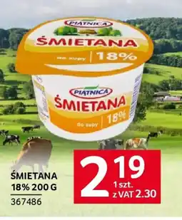 Selgros Śmietana 18% oferta