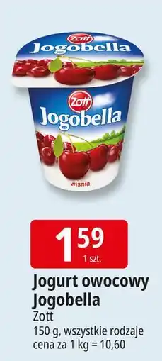E.Leclerc Jogurt wiśnia Zott Jogobella oferta