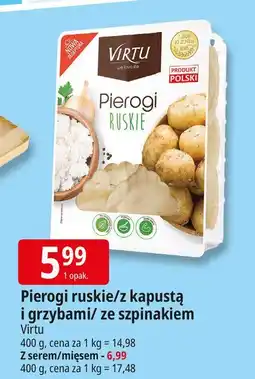 E.Leclerc Pierogi z mięsem Virtu oferta