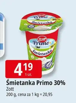 E.Leclerc Śmietanka 30% Zott Primo oferta