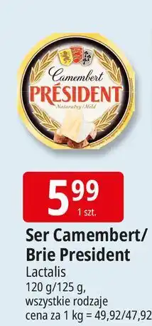 E.Leclerc Ser brie naturalny President oferta