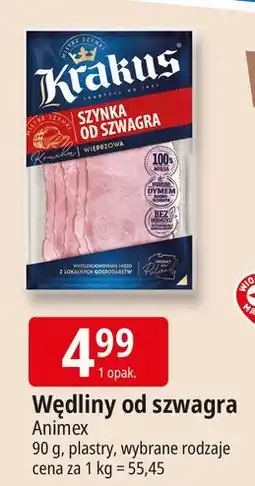 E.Leclerc Szynka od szwagra Krakus Animex oferta