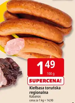 E.Leclerc Kiełbasa toruńska Kabanos oferta