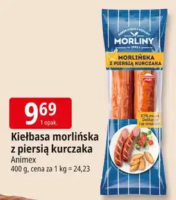 E.Leclerc Kiełbasa morlińska z piersią kurczaka Morliny oferta