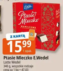 E.Leclerc Czekoladki waniliowe E. Wedel Ptasie Mleczko oferta