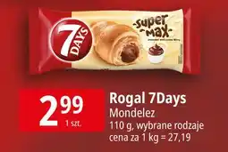 E.Leclerc Rogal z nadzieniem kakaowym 7 Days Super Max oferta