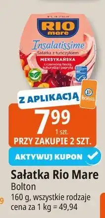 E.Leclerc Sałatka z tuńczykiem meksykańska Rio Mare Insalatissime oferta