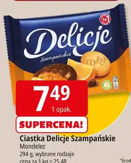 E.Leclerc Ciastka z galaretką pomarańczową Delicje Szampańskie oferta