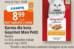 E.Leclerc Karma dla kota kaczka + kurczak indyk Purina Gourmet Mon Petit oferta