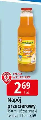 E.Leclerc Sok marchew-banan-jabłko Wiodąca Marka Jafaden oferta