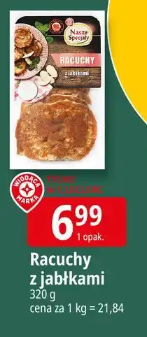 E.Leclerc Racuchy z jabłkami Wiodąca Marka Nasze Specjały oferta