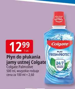 E.Leclerc Płyn do ust cool mint Colgate Plax oferta