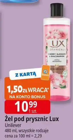 E.Leclerc Żel pod prysznic cherry blossom Lux Botanicals oferta