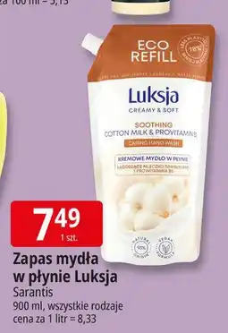 E.Leclerc Mydło w płynie cotton milk & provitamin b5 Luksja Creamy Soft oferta