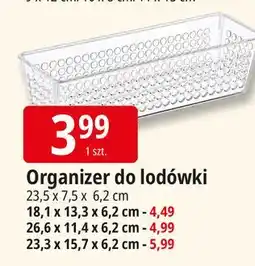 E.Leclerc Organizer do lodówki 23.3 x 15.7 6.2 cm oferta