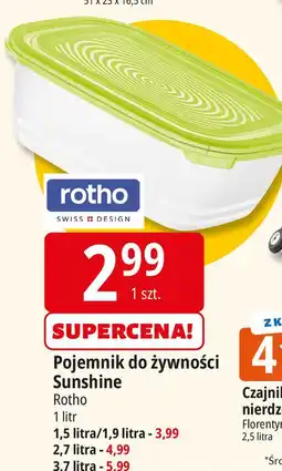 E.Leclerc Pojemnik sunshine 3.7 l Rotho oferta