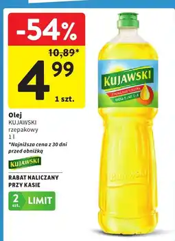 Intermarche Olej rzepakowy 1 l Kujawski oferta