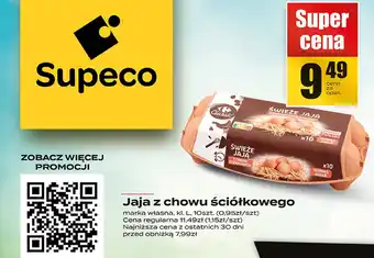 Jaja z chowu ściółkowego marka własna, kl. L, 10szt. (0,95zł/szt)