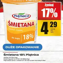Supeco Śmietana 18% Piątnica oferta