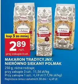 Stokrotka Makaron tradycyjny, nierówno siekany Polmak 250g oferta