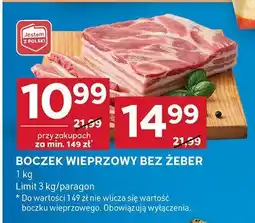 Stokrotka Boczek wieprzowy bez żeber 1kg Stokrotka oferta