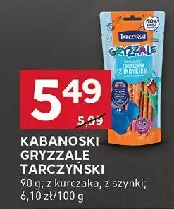 Stokrotka Kabanossy Gryzale z kurczaka, z szynki Tarczyński 90g oferta