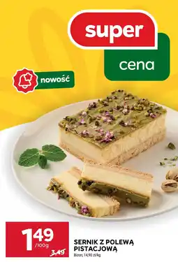 Stokrotka Sernik z polewą pistacjową Bizon oferta