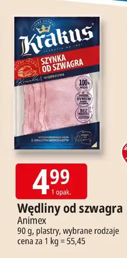 E.Leclerc Wędliny od szwagra Animex oferta