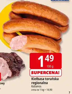 E.Leclerc Kiełbasa toruńska regionalna Kabanos oferta