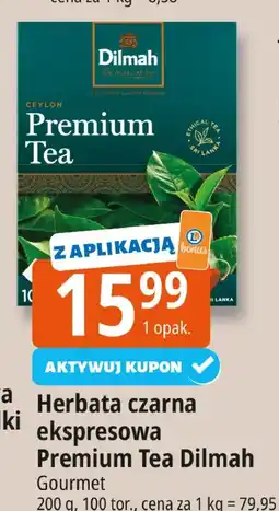 E.Leclerc Herbata czarna ekspresowa Premium Tea Dilmah Gourmet oferta