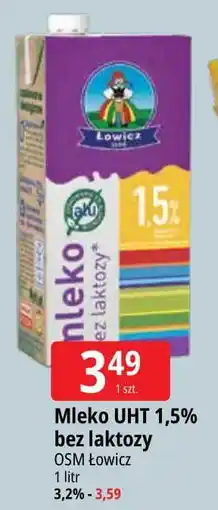 E.Leclerc Mleko bez laktozy 3.2% Łowicz 1906 Łowickie oferta