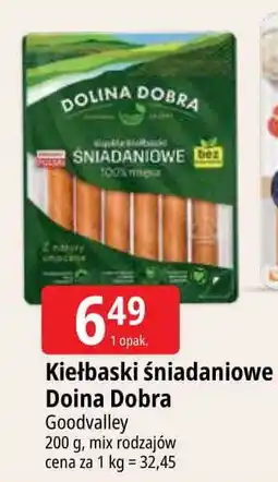 E.Leclerc Kiełbaski śniadaniowe Dolina Dobra oferta