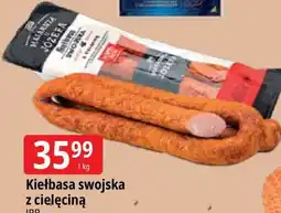 E.Leclerc Kiełbasa swojska z cielęciną Jbb Bałdyga oferta