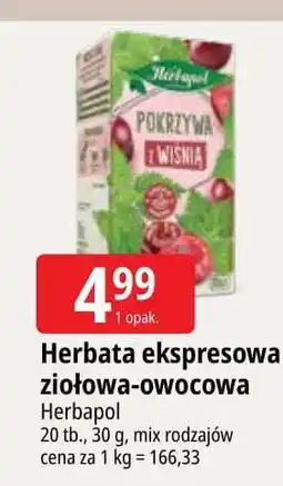 E.Leclerc Herbatka pokrzywa z wiśnią Herbapol oferta