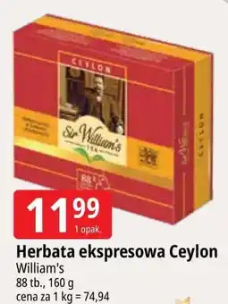 E.Leclerc Herbata czarna Sir William's Tea oferta