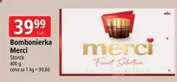 E.Leclerc Bombonierka czerwona Storck Merci oferta
