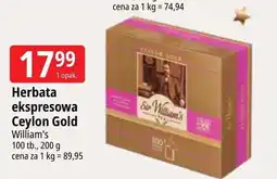 E.Leclerc Herbata ceylon gold Sir William's Tea oferta