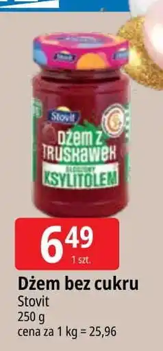 E.Leclerc Dżem z truskawek ksylitolem Stovit oferta