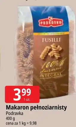 E.Leclerc Makaron pełne ziarno durum fusili Podravka oferta