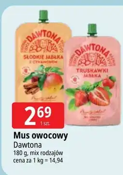 E.Leclerc Mus truskawki jabłka Dawtona oferta