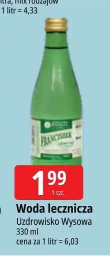 E.Leclerc Woda lecznicza Franciszek oferta