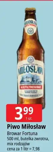E.Leclerc Piwo Miłosław Niefiltrowane oferta