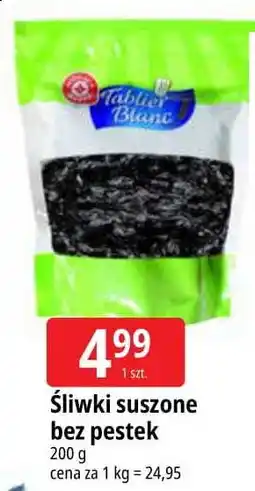 E.Leclerc Sliwki suszone bez pestek Wiodąca Marka Tablier Blanc oferta