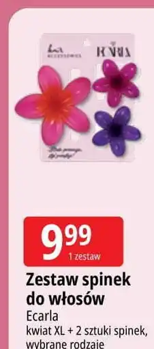 E.Leclerc Spinki kwiatki xl do włosów Ecarla oferta